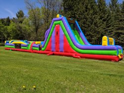 7020Mega3 164037010 70' Mega Obstacle Course